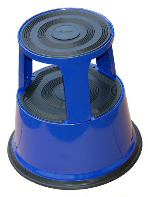 Roll-a-step opstapkruk blauw