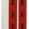 Premium locker 60cm breed, 2-koloms, 10-deurs