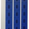 Premium locker 120cm breed, 3-koloms, 15-deurs