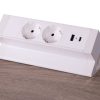 Powerdock-wit 2 x 230V - USB-A/C